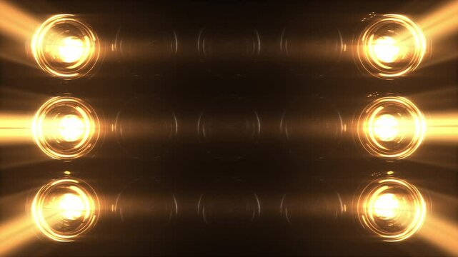 Lights Flashing Wall Showtec VJ Stage Floodlight 4K Blinder Blinking Lights Flash Club Flashlights Disco Lights Matrix Beam Lights Bulb Halogen Headlamp Lamp Nightclub Turn Off On Loop