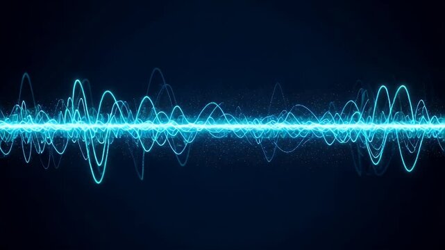 Abstract sound waves