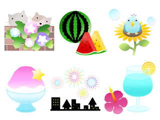 夏の素材セット　C