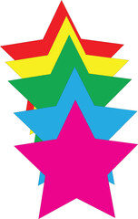 star vector icon sheet  eps 10