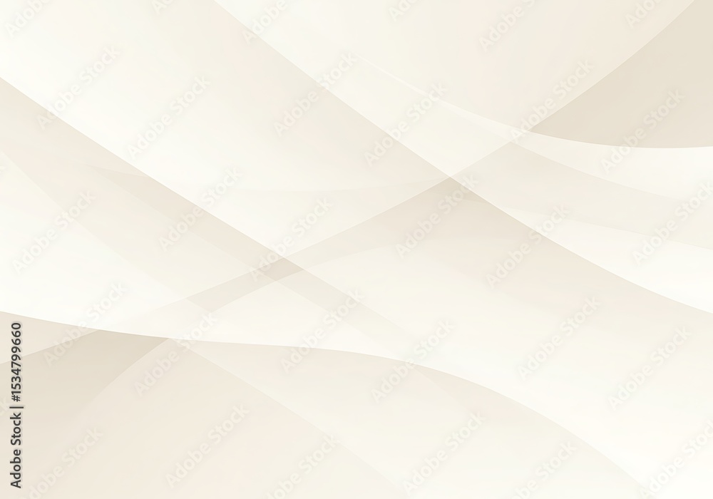 Poster elegant cream and white abstract background with soft curves and subtle gradients for design project