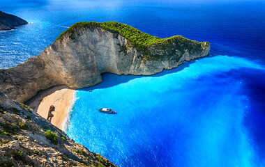 Stunning secluded beach with dramatic white limestone cliffs & crystal turquoise waters. Perfect...