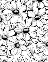 Black and white color pages