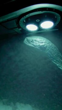 4K UHD Video Captures Mysterious Undiscovered Sea Serpent Rare Deep Sea Creature Encounter