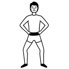 Fototapeta premium basic-standing-poses--learn-proportions---posture