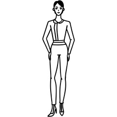  fashion-croquis-standing-straight--arms-down