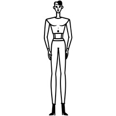  fashion-croquis-standing-straight--arms-down