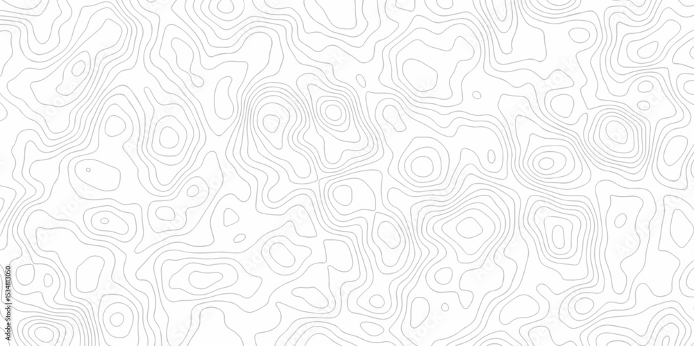Poster abstract vector lines topographic contour lines grid map seamless pattern. geographic mountain relie