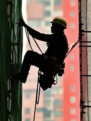 high definition picture of person working in building and construction
