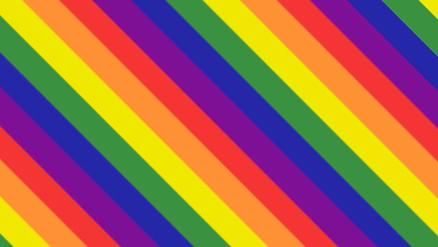 LGTBI Rainbow 5 Styles Horizontal Transitions 2 MOGRT  495