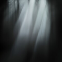 Light Beams Piercing Through Darkness