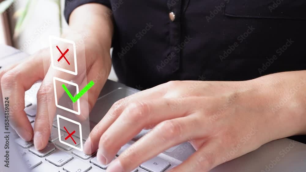 Poster a person working on their laptop, using the 