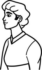 profile-croquis-with-one-hand-on-hip