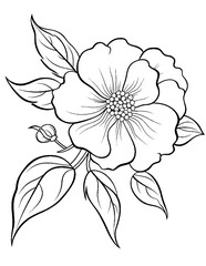 Black and white color pages for kids