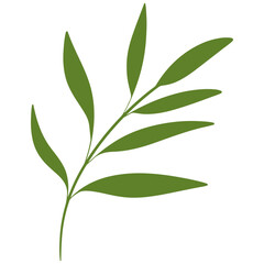 vector illustration of an abstract leaf