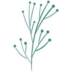 vector illustration of an abstract flower