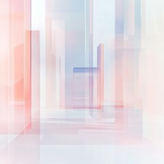 Fototapeta premium Abstract Urban Landscape with Blurred Architectural Forms