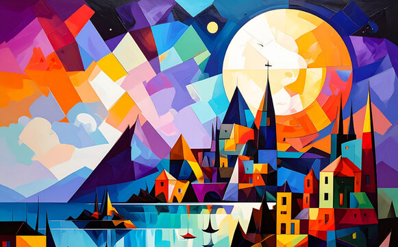 vector illustration of an abstract background