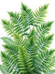 Dense cluster of delicate green fronds with fine leaf tips