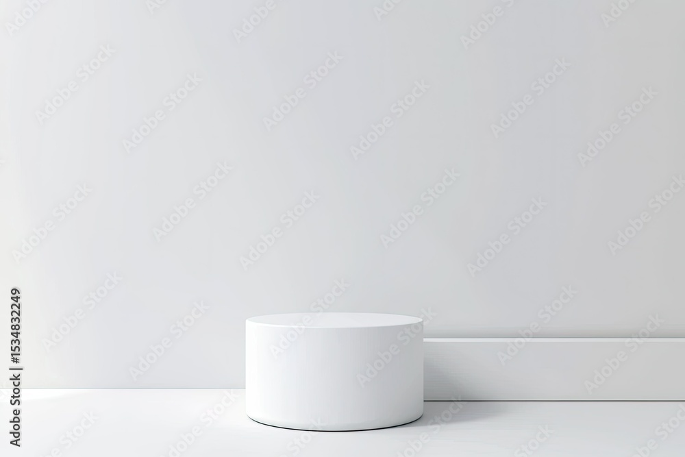 Poster ultra quality image of blank stand booth mockup template 3d rendering