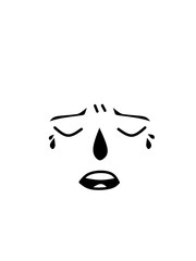 black and white mask