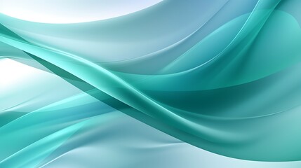 Obraz premium Flowing Blue 3d Wave Background Design