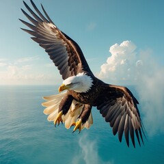 Fototapeta premium american bald eagle