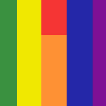 LGTBI Pride 5 Sliding Square Transitions 1 MOGRT 500