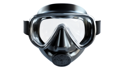 Diving equipment action underwater adventure mask for snorkeling aquatic environment close-up view safety concept