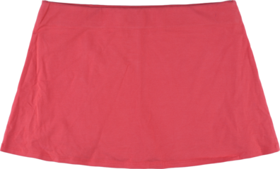 red skirt isolated on white