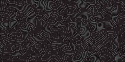 Topographic canyon geometric map relief texture with curved layers and shadow. abstract White background with a beautiful pattern, Topographic contour lines vector map seamless pattern vector.