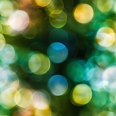 Obraz premium Abstract Bokeh Effect with Vibrant Colors and Soft Focus