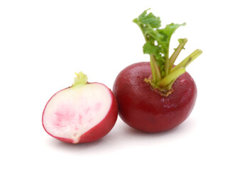 Close-up of radish against white background,Moldova