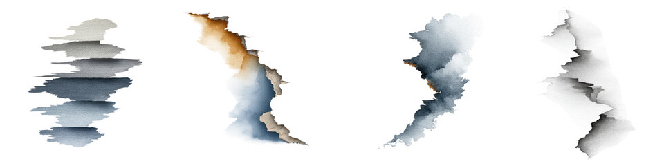 Abstract layered shapes and textures with contrasting light