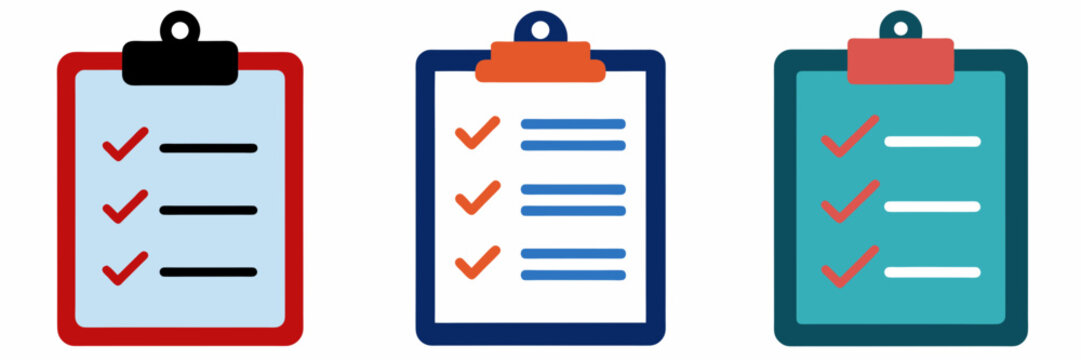 checklist clipart icon design