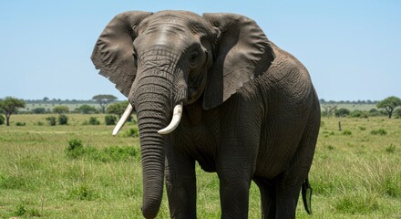 Fototapeta premium Elephant in savanna
