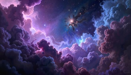 Fototapeta premium Closeup of golden autumn leaves illuminated by soft sunlight 