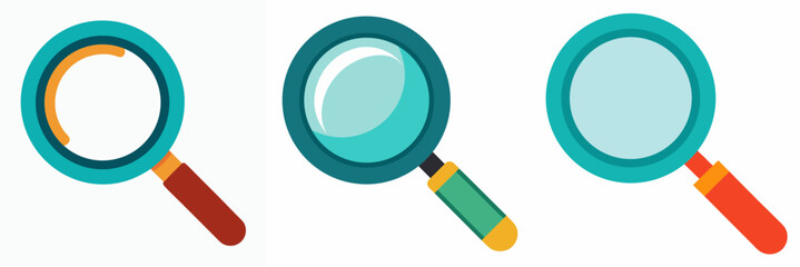 magnifying glass clipart icon design