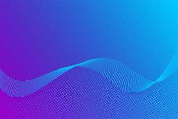 Modern Gradient Blue Abstract Curve Background