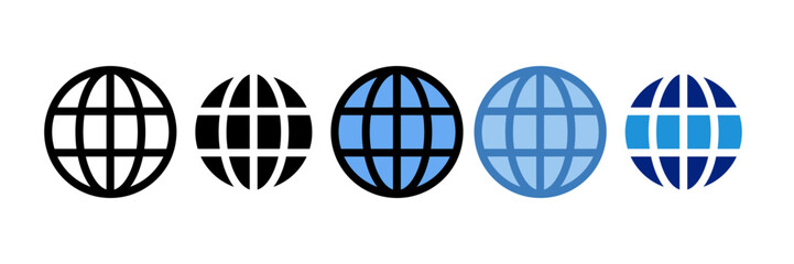 Globe Icon Element For Design