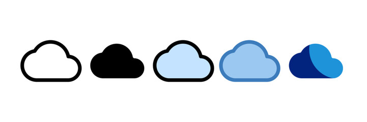 Cloud Icon Element For Design