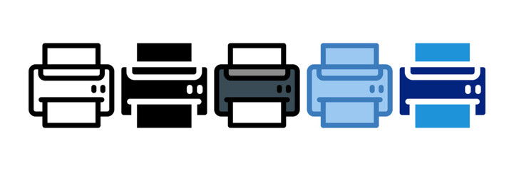 Obraz premium Print Icon Element For Design