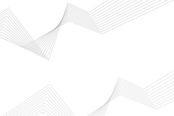 Mesh White Line Contour Background