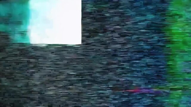 circular static screen noise visual artifacts analog glitch textures resembling old CRT television interference full frame overlay loop animation