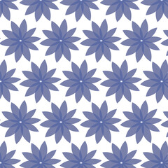 Abstract Petal Seamless Pattern