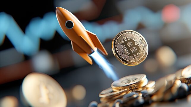 Digital currency rocket launch