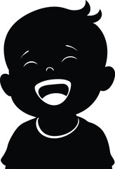 Vector illustration of a cute baby