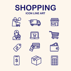business and finance icons set