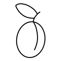 fruit icon vector