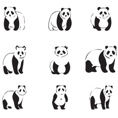 set of panda